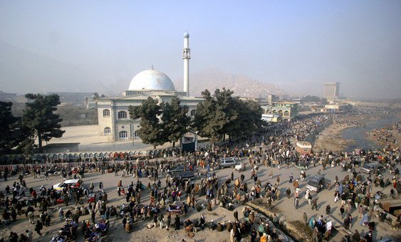 مسجد بل خشتي في كابول بأفغانستان. (من أرشيف)